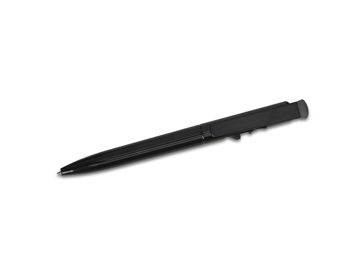 Caneta plástica com carga esferográfica azul de 1.0mm, proporcionando escrita suave e uniforme. Possui acionamento por clique, garantindo praticidade e agilidade no uso diário. Leve e ergonômica, oferece conforto mesmo em longos períodos de escrita. Seu design moderno e funcional a torna ideal para anotações, estudos e trabalho. Perfeita para uso pessoal ou como brinde promocional.