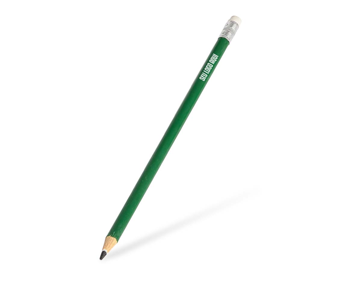 Lápis nº 2 com acabamento prateado e borracha na ponta. Ideal para o uso diário, combina praticidade e estilo, proporcionando uma escrita confortável e precisa para o seu dia a dia.