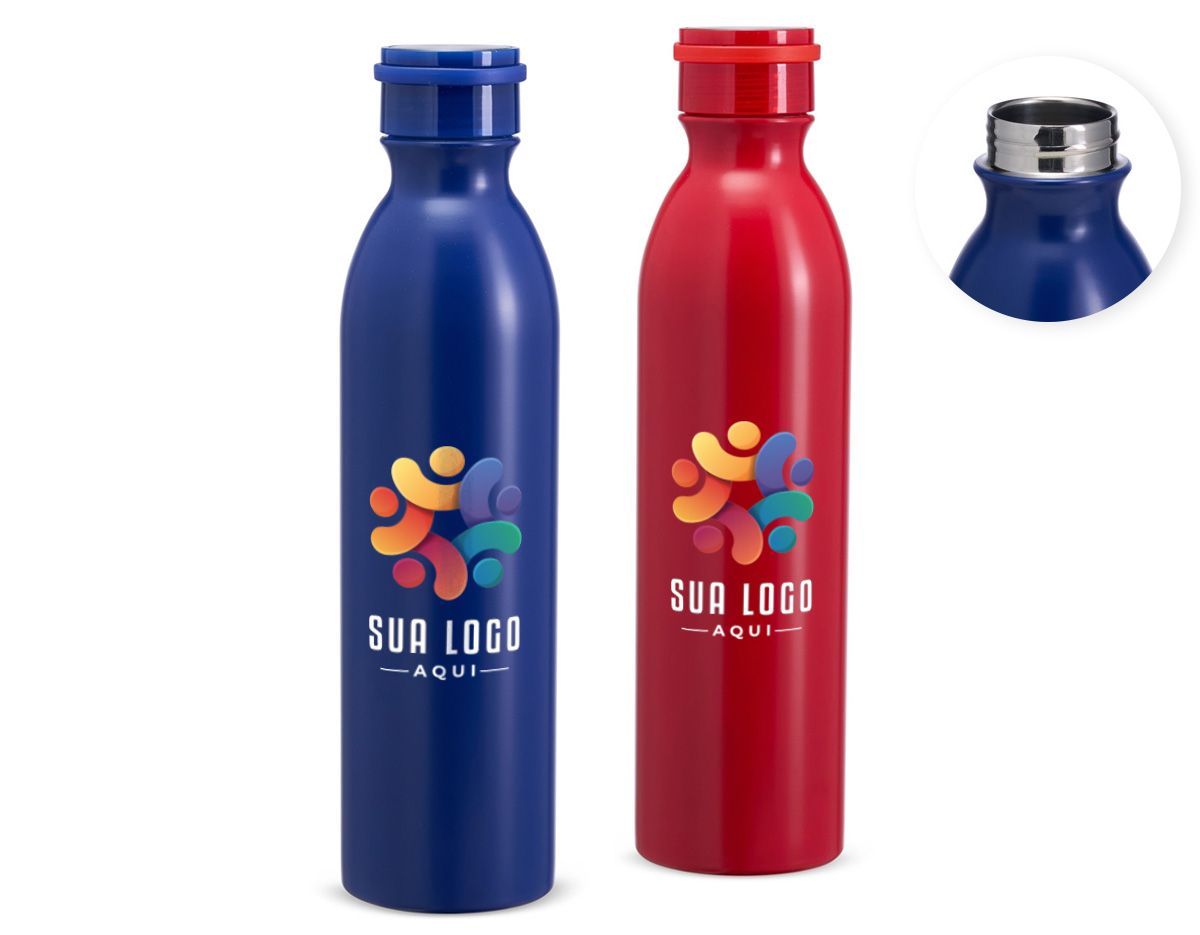 Quem não sonha em ter bebidas sempre na temperatura ideal, por mais tempo? Para nós, isso já é uma realidade! A nossa garrafa térmica feita em inox 304, com 950ml de capacidade, é especialista na hora de manter a temperatura das bebidas por mais tempo. Realize esse sonho!