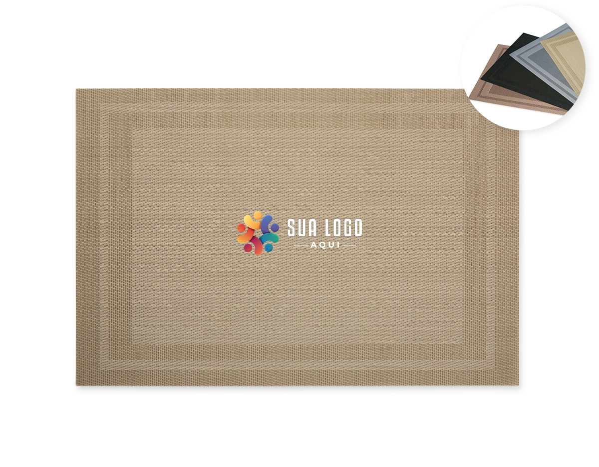 Proteção sem abrir mão do design! Jogo americano feito em PVC resistente e fácil de limpar, ideal para compor mesas de forma funcional, ajudando a proteger superfícies contra calor, líquidos e sujeiras.