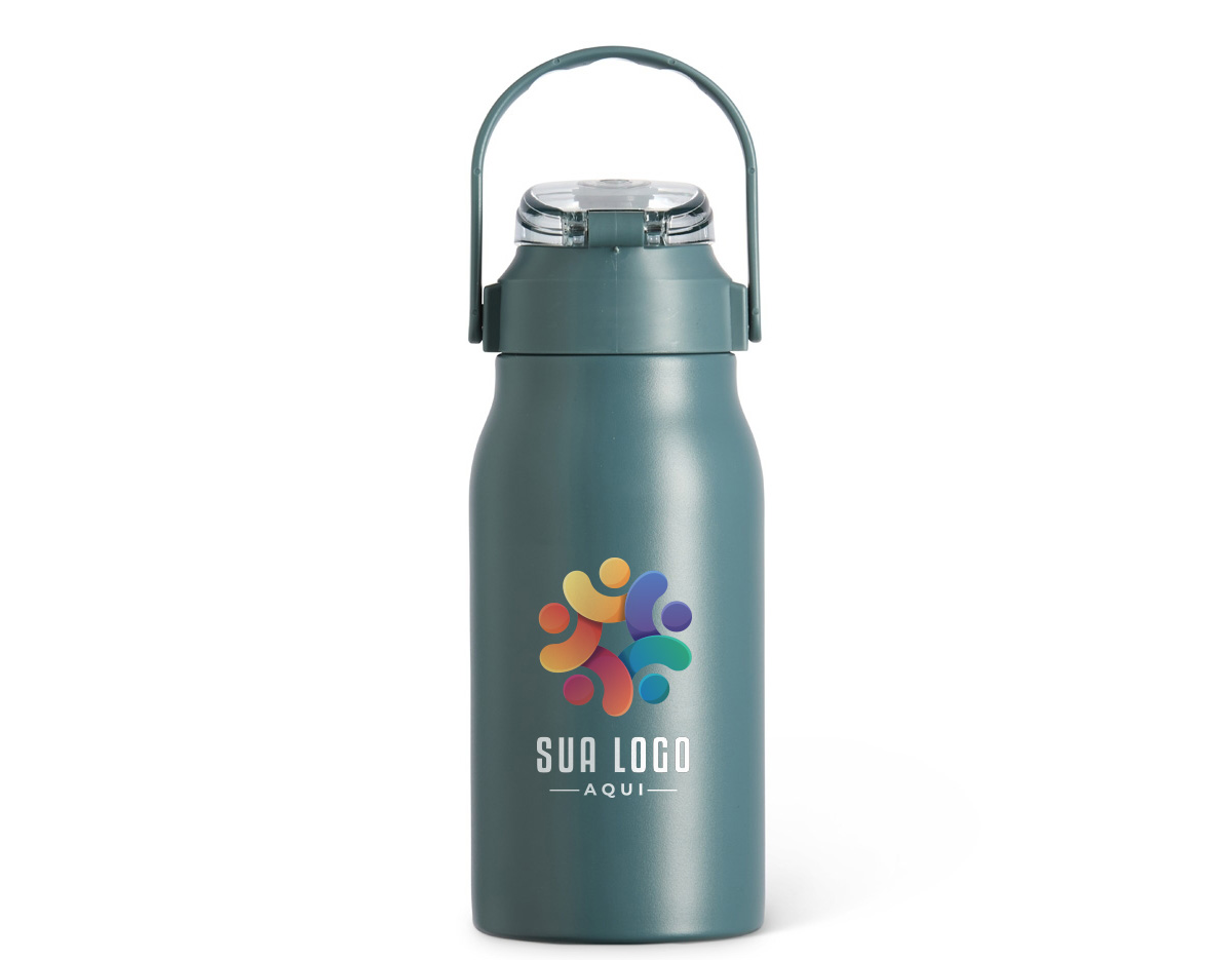 Garrafa térmica com capacidade de 1 litro, ideal para manter suas bebidas quentes ou frias por mais tempo graças à sua estrutura com parede dupla. Possui tampa com trava de segurança, botão de acionamento para facilitar o uso e tampa protetora para o bocal, garantindo higiene e praticidade. Conta ainda com alça integrada para transporte, além de acompanhar um canudo reutilizável e dois acessórios de extensão, proporcionando mais conforto e versatilidade no consumo.