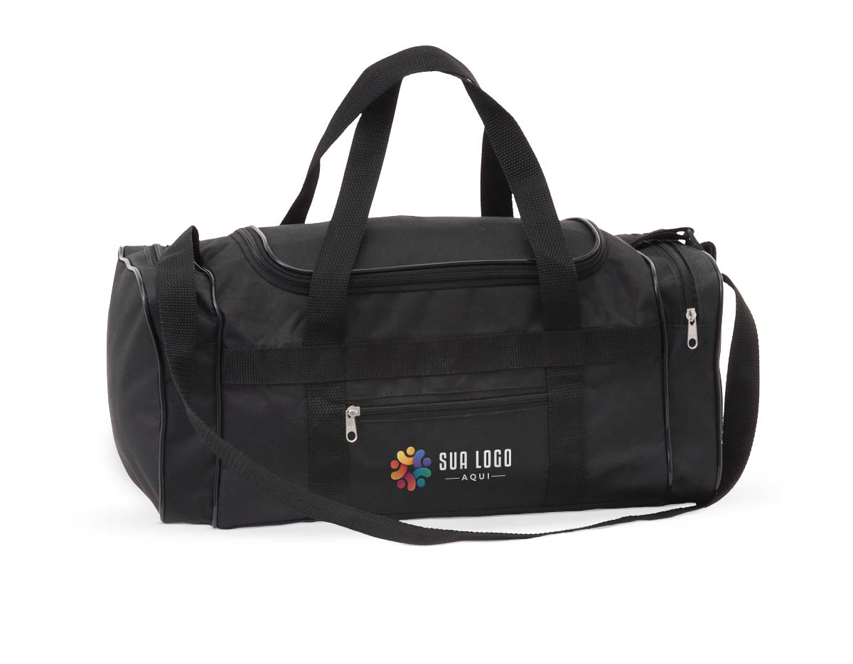 Bolsa de nylon com capacidade de 23 litros, equipada com quatro compartimentos para melhor organização. Possui alça transversal regulável e alças de mãos, oferecendo versatilidade e conforto no transporte. Ideal para uso diário ou viagens curtas.