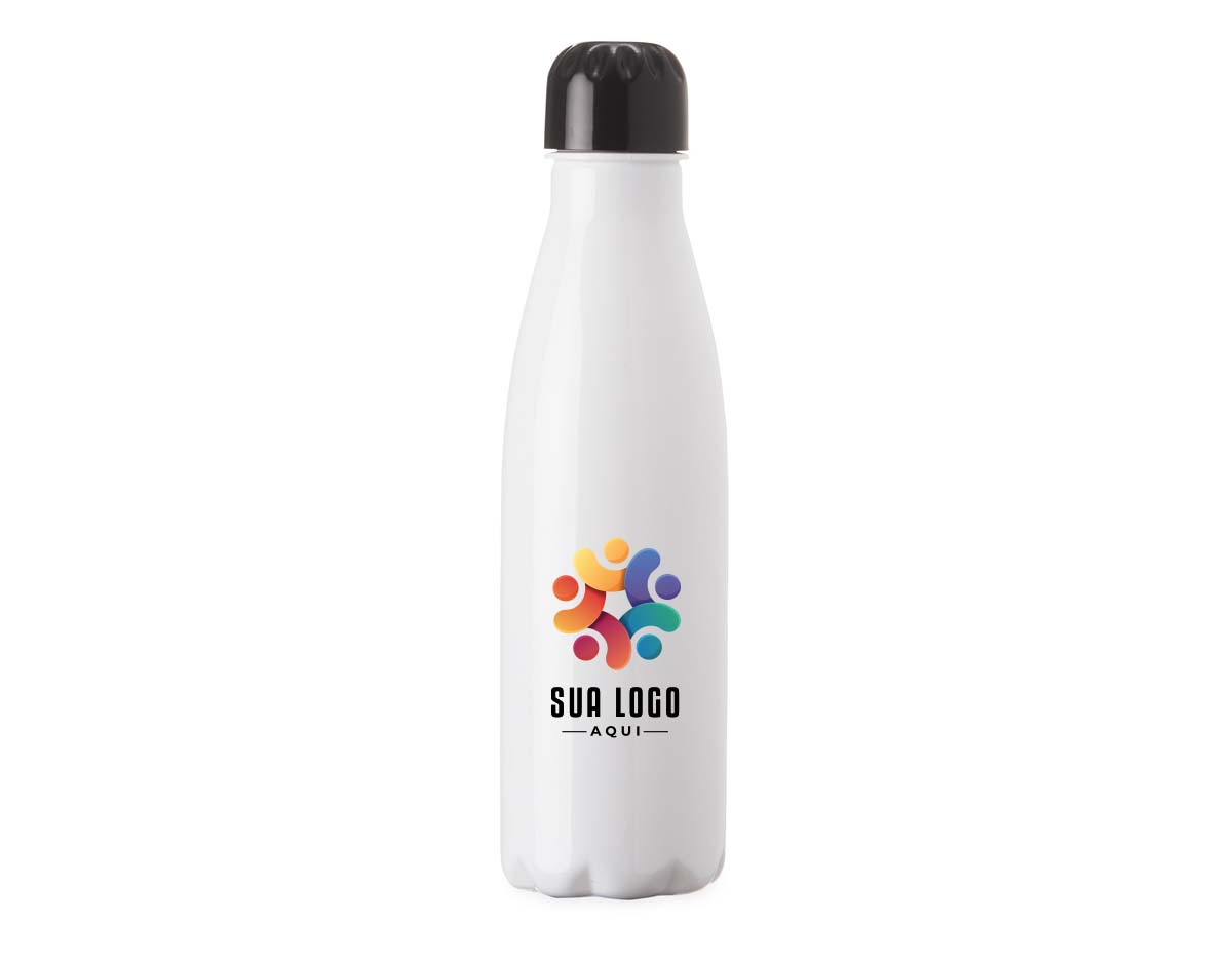 Garrafa produzida em PET, com capacidade para 550ml. Leve e prática, é adequada para armazenar líquidos diversos no dia a dia.