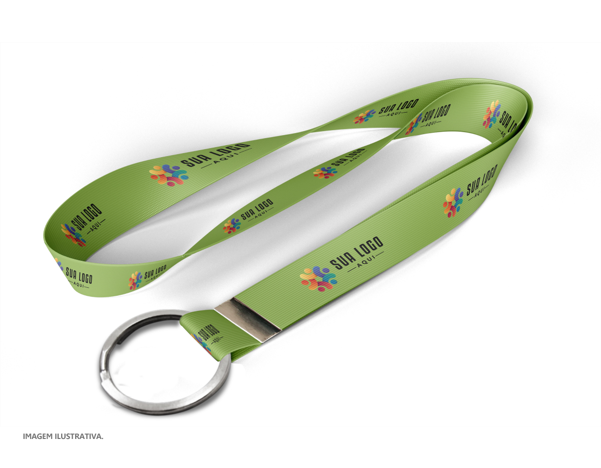 Cordão com argola simples - 85cm X 2,5cm
